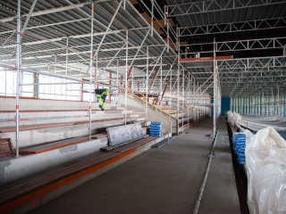 Jó ütemben halad az uszoda felújítása - fotó: Ónodi Zoltán