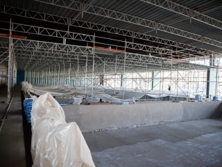 Jó ütemben halad az uszoda felújítása - fotó: Ónodi Zoltán