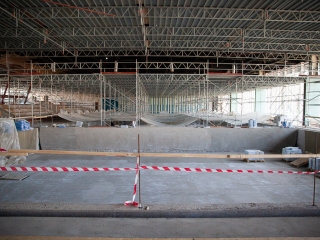 Jó ütemben halad az uszoda felújítása - fotó: Ónodi Zoltán