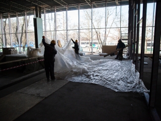 Jó ütemben halad az uszoda felújítása - fotó: Ónodi Zoltán