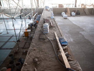 Jó ütemben halad az uszoda felújítása - fotó: Ónodi Zoltán