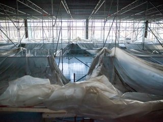 Jó ütemben halad az uszoda felújítása - fotó: Ónodi Zoltán