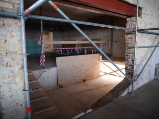 Jó ütemben halad az uszoda felújítása - fotó: Ónodi Zoltán