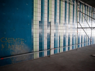 Jó ütemben halad az uszoda felújítása - fotó: Ónodi Zoltán