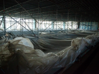 Jó ütemben halad az uszoda felújítása - fotó: Ónodi Zoltán