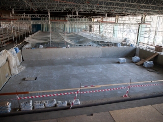 Jó ütemben halad az uszoda felújítása - fotó: Ónodi Zoltán