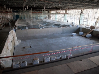 Jó ütemben halad az uszoda felújítása - fotó: Ónodi Zoltán