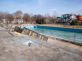 Jó ütemben halad az uszoda felújítása - fotó: Ónodi Zoltán