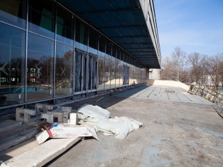 Jó ütemben halad az uszoda felújítása - fotó: Ónodi Zoltán