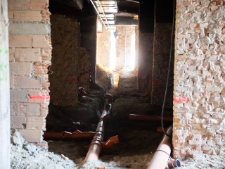 Jó ütemben halad az uszoda felújítása - fotó: Ónodi Zoltán