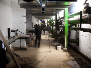 Jó ütemben halad az uszoda felújítása - fotó: Ónodi Zoltán