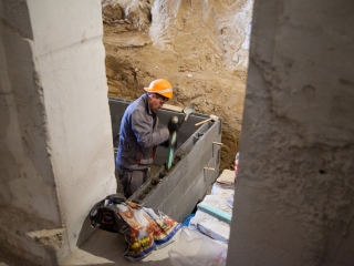 Jó ütemben halad az uszoda felújítása - fotó: Ónodi Zoltán