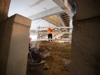 Jó ütemben halad az uszoda felújítása - fotó: Ónodi Zoltán