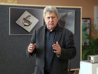 Tárlatvezetés a Pannonban - fotó: Sándor Judit