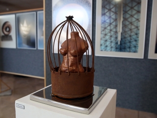 Tárlatvezetés a Pannonban - fotó: Sándor Judit