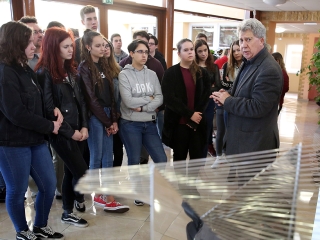 Tárlatvezetés a Pannonban - fotó: Sándor Judit