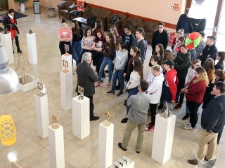 Tárlatvezetés a Pannonban - fotó: Sándor Judit