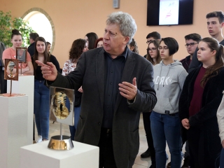 Tárlatvezetés a Pannonban - fotó: Sándor Judit