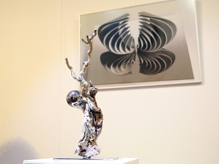 Gombos István kiállítása Pakson - fotó: Sándor Judit