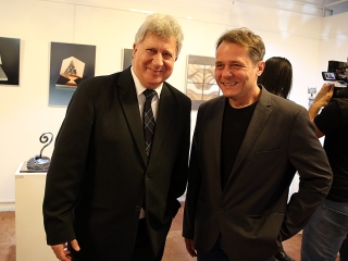 Gombos István kiállítása Pakson - fotó: Sándor Judit