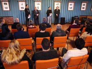 Gombos István kiállítása Pakson - fotó: Sándor Judit