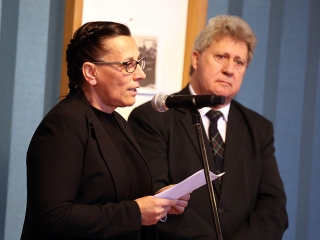 Gombos István kiállítása Pakson - fotó: Sándor Judit