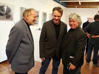 Gombos István kiállítása Pakson - fotó: Sándor Judit