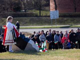 Megemlékezés a nemzeti ünnepen (2019) - fotó: Ónodi Zoltán