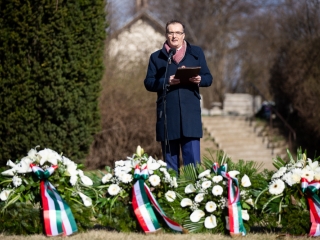 Megemlékezés a nemzeti ünnepen (2019) - fotó: Ónodi Zoltán