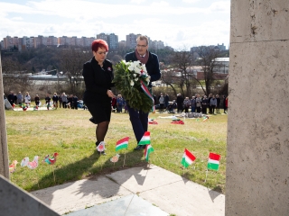 Megemlékezés a nemzeti ünnepen (2019) - fotó: Ónodi Zoltán