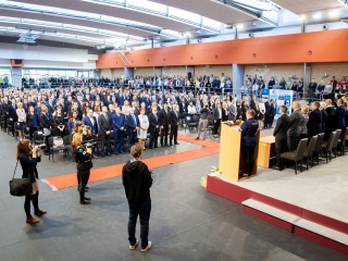 Diplomaátadó az egyetemen (2019. március) - fotó: Ónodi Zoltán