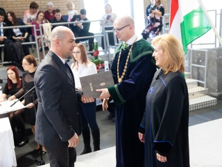 Diplomaátadó az egyetemen (2019. március) - fotó: Ónodi Zoltán