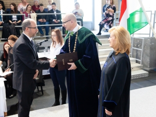 Diplomaátadó az egyetemen (2019. március) - fotó: Ónodi Zoltán