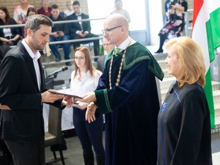 Diplomaátadó az egyetemen (2019. március) - fotó: Ónodi Zoltán