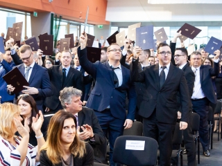 Diplomaátadó az egyetemen (2019. március) - fotó: Ónodi Zoltán