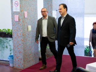 Könyvbemutató a könyvtárban - fotó: Ónodi Zoltán