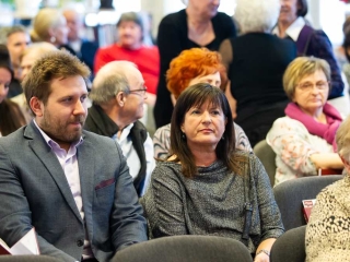 Könyvbemutató a könyvtárban - fotó: Ónodi Zoltán