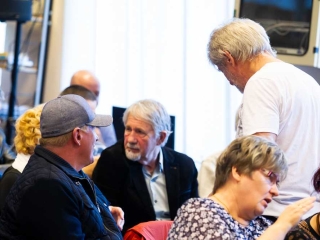 Könyvbemutató a könyvtárban - fotó: Ónodi Zoltán