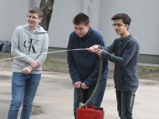 Katasztrófavédelmi verseny diákoknak (2019) - fotó: Sándor Judit