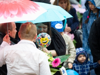 A Lorántffy iskola diákjainak ballagása a főtéren - fotó: Ónodi Zoltán