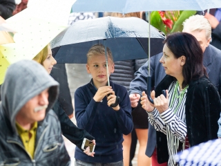 A Lorántffy iskola diákjainak ballagása a főtéren - fotó: Ónodi Zoltán