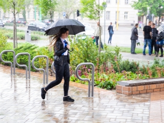 A Lorántffy iskola diákjainak ballagása a főtéren - fotó: Ónodi Zoltán