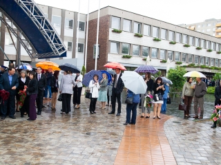 A Lorántffy iskola diákjainak ballagása a főtéren - fotó: Ónodi Zoltán