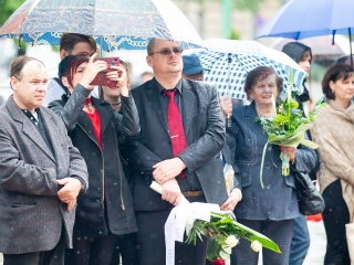 A Lorántffy iskola diákjainak ballagása a főtéren - fotó: Ónodi Zoltán