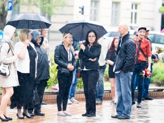 A Lorántffy iskola diákjainak ballagása a főtéren - fotó: Ónodi Zoltán