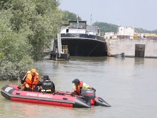 Speciális bevetésen a keresőkutyák  - fotó: Sándor Judit