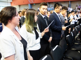 Diplomaátadó az egyetemen (2019) - fotó: Ónodi Zoltán