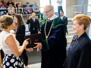 Diplomaátadó az egyetemen (2019) - fotó: Ónodi Zoltán