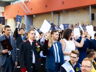 Diplomaátadó az egyetemen (2019) - fotó: Ónodi Zoltán