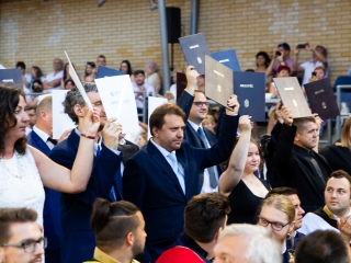 Diplomaátadó az egyetemen (2019) - fotó: Ónodi Zoltán